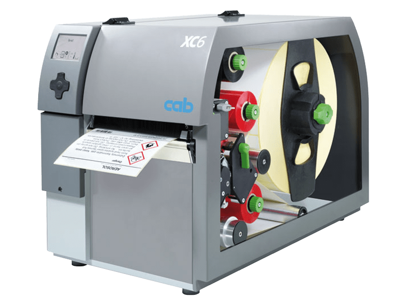 CAB XC6 Two Colour Thermal Printer CAB XC6 two colour thermal transfer printer with chemical label