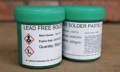 Two colour chemical bottle label