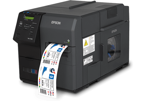 C7500 full colour inkjet printer with label