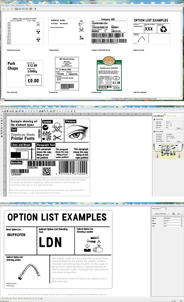LabelDirect Screenshots LabelDirect Software Screenshots