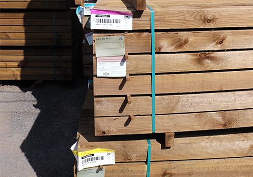 Colour coding tags for stock rotation on timber stacks