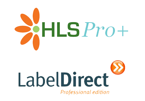 HLS Pro and Label Direct Software Logos